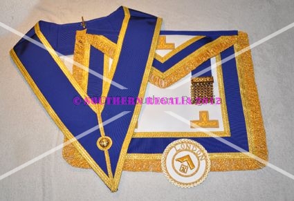 Provincial Full Dress Apron & Badge & Collar set - Leather